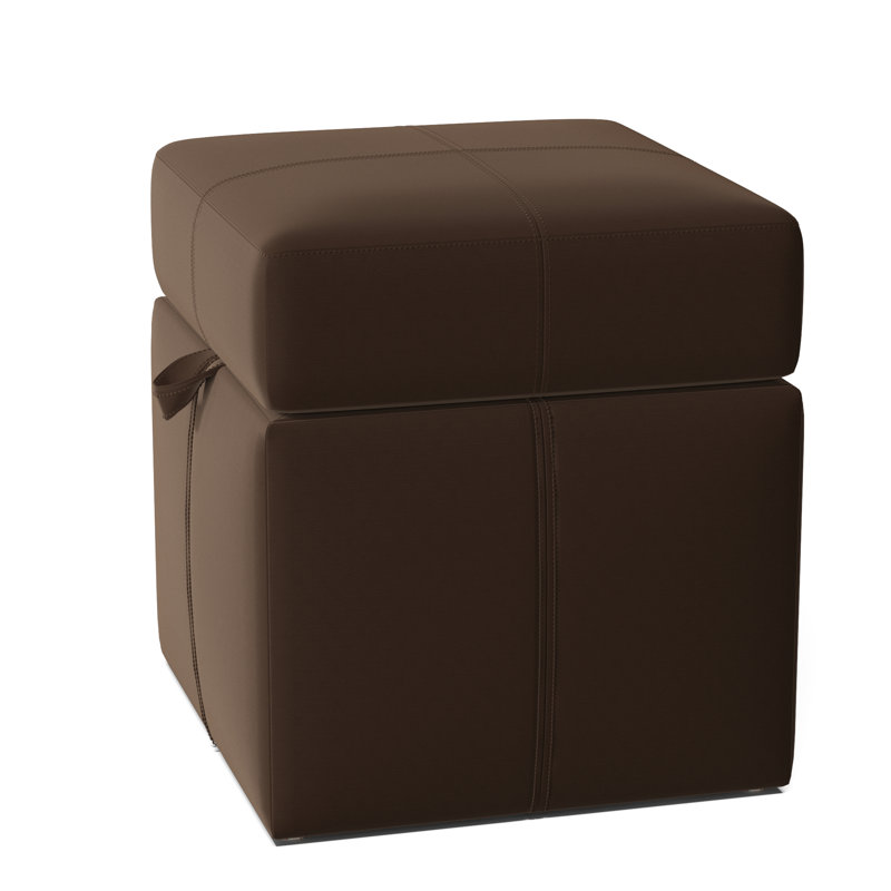 Preesall Upholstered Ottoman, Klein Chocolate