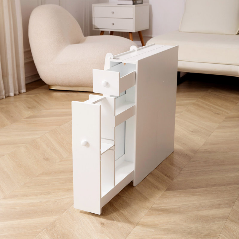 Bathroom Storage Cabinet Side Cabinet Space Saving Cabinet