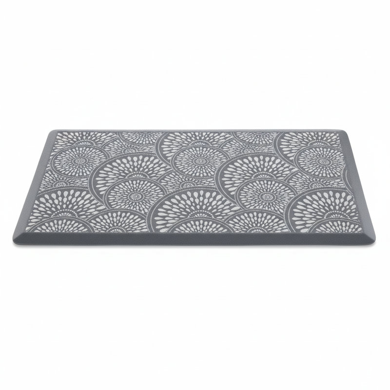 Tapis de cuisine en mousse Comfort, Gris, 28" x 17.3"