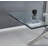 Kara Glass Pedestal Dining Table for 4 or 6 People-198658962-199189784