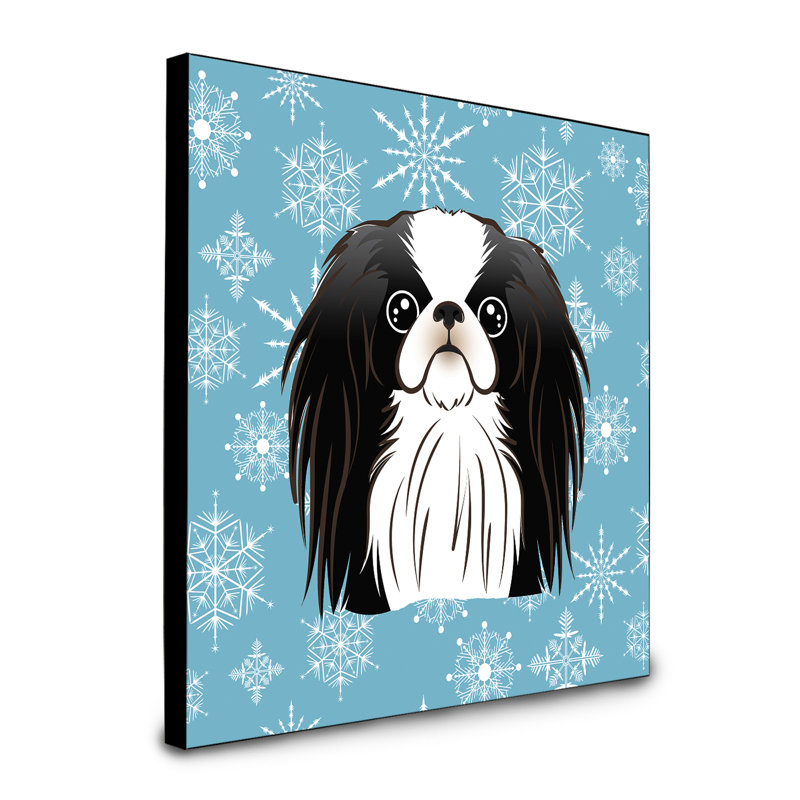 Loula Animals Artwork Wall Panel, Japanese Chin