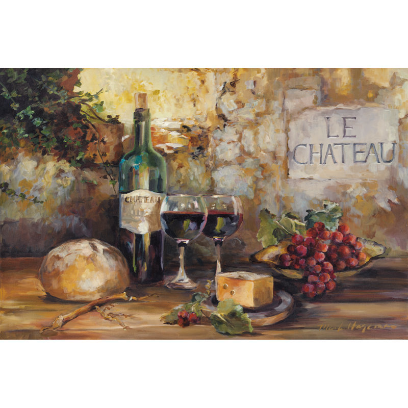 Le Chateau by Marilyn Hageman - Wrapped Canvas Painting, 81cm H x 122cm W