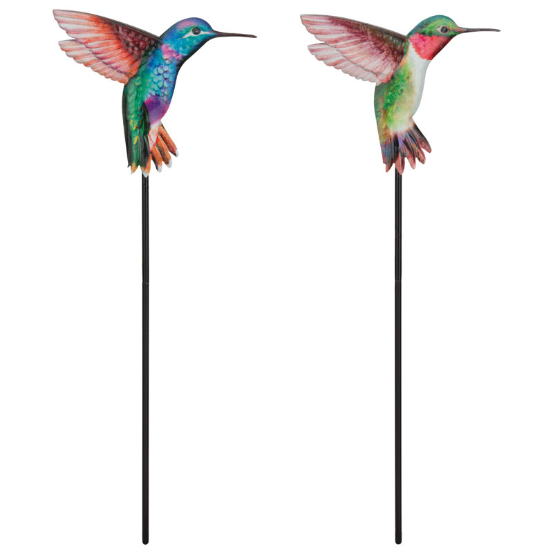Hummingbird Plant Pick Set/2