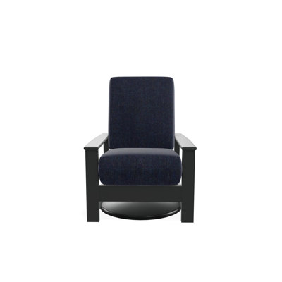 Chaise berçante pivotante cachée en polymère Leeward