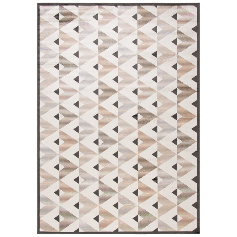 Torres Geometric Viscose Area Rug