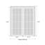 Solid French Double Doors Frosted Glass | Quadro 4088 | Wood Solid Panel Frame Trims | Closet Bedroom Sturdy Doors-106926086-106926009