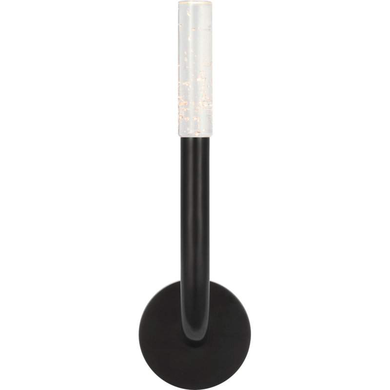 Rousseau Single Sconce with Seeded Glass, Bronze