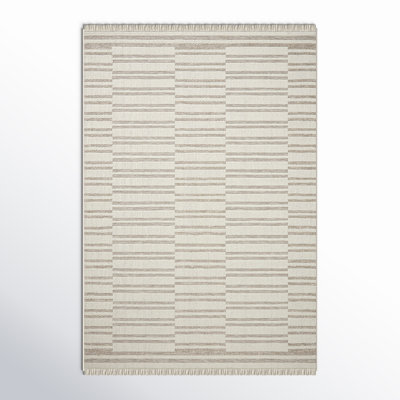Amber Lewis x Loloi Malibu Brown Beige Geometric Rug