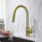Pull Down Single Handle Kitchen Faucet-63947848