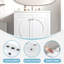 Meuble-lavabo 30 po blanc rétro - lavabo en céramique, 2 portes à fermeture douce, tablette ajustable, style campagne moderne