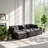 Cloud 35" W x 113.8" D x 33.1" H Chenille 3-Seat Modular Sectional Sofa-991045114-991244577