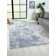 Washable Savana blue/grey Rug