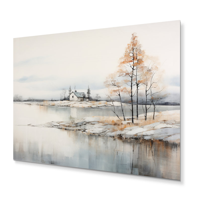 «Modern Scandinavian Scenery Silence» sur, H 24 po x l 32 po x P 1 po