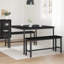 Metal Base Dining Table-320764915-320764917
