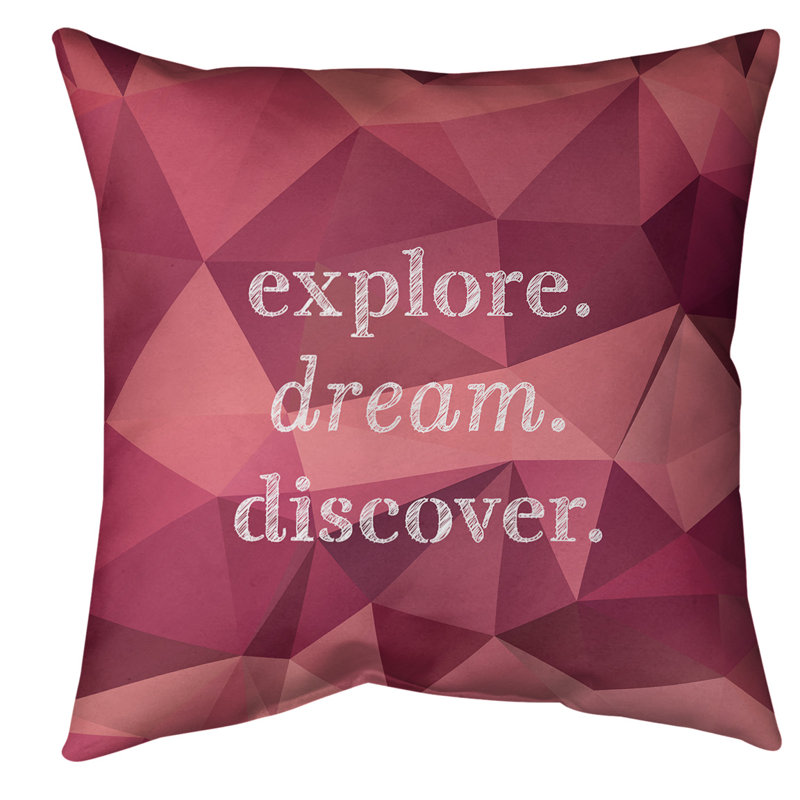 Coussin de sol, 40 po x 40 po, Rose / Pêche
