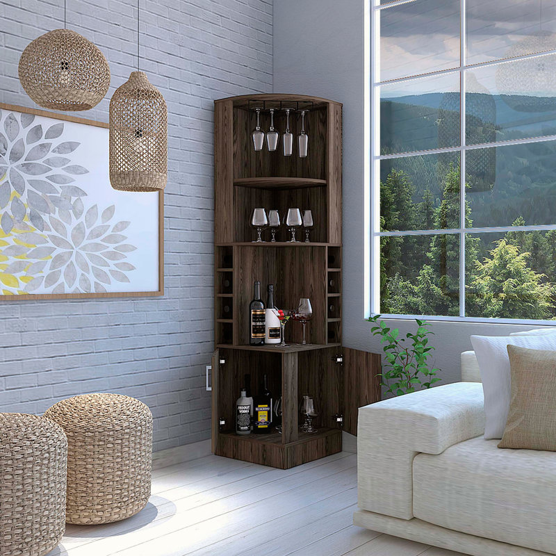 Armoire de bar Syrah, Espresso