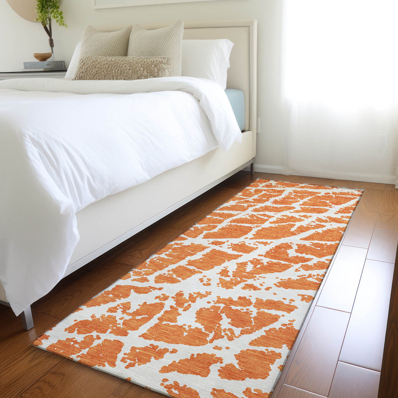 Kyrie Washable Abstract Indoor / Outdoor Rug, Runner 2'3" x 7'6"