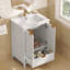 Meuble-lavabo de salle de bain avec lavabo-1233873241