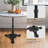 H27.95 Cast Iron Table Base With 3 Tiger Claw Feet, Table Leg Black