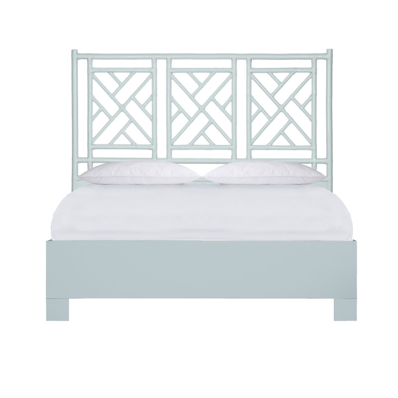 Chippendale Standard Bed, White, Full
