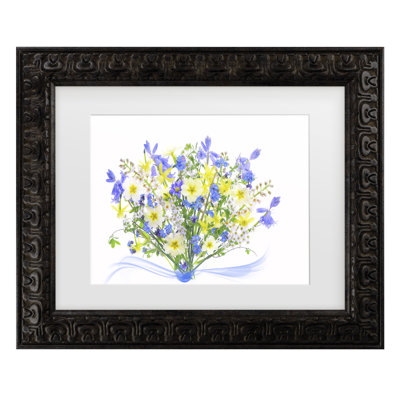 «Jacky Parker Spring Bouquet Matted», art encadré
