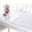 Aghrunniaght Protecteur de table en PVC et plastique transparent pour table de salle à manger-1608552017