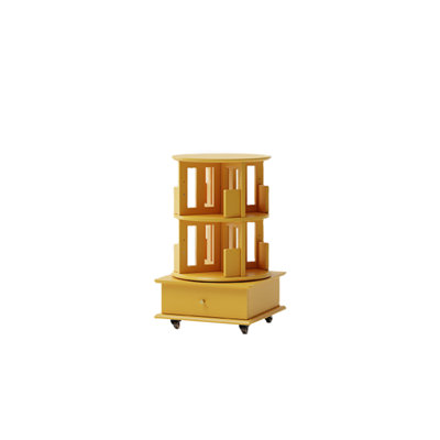 Modern style rotating bookcase