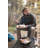 Latitude Run® Enamel Camping Tableware Set-24 Pieces-White with Blue Specs