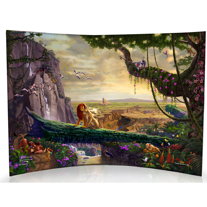 Reproduction d'acrylique incurvée Disney