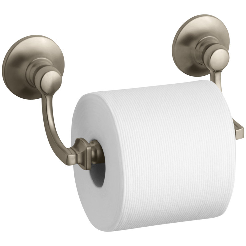 Bancroft Toilet Tissue Holder, Vibrant Brushed Bronze