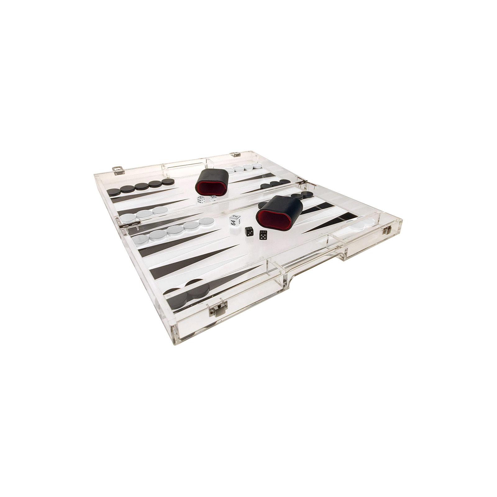 Ondisplay Luxe Backgammon Set, Black