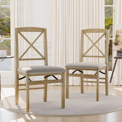 Chaise de salle à manger en X de style scandinave Chaise de salle à manger rembourrée confortable de style scandinave
