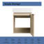 Ensemble de meuble-lavabo simple Mordern, ensemble de meuble-lavabo simple 18 po avec lavabo, ensemble d'armoire murale brune, meuble-lavabo flottant de 18 po pour les petits espaces