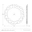 Kensey Round Iron Mirror