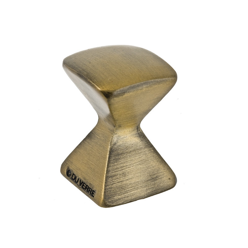 Forged 2 Square Knob, 0.875" H x 0.875" W x 1.25" D, Oil Rubbed Bronze