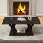Table basse 47,24 "à 2 niveaux avec rangement pour salon-2006827197
