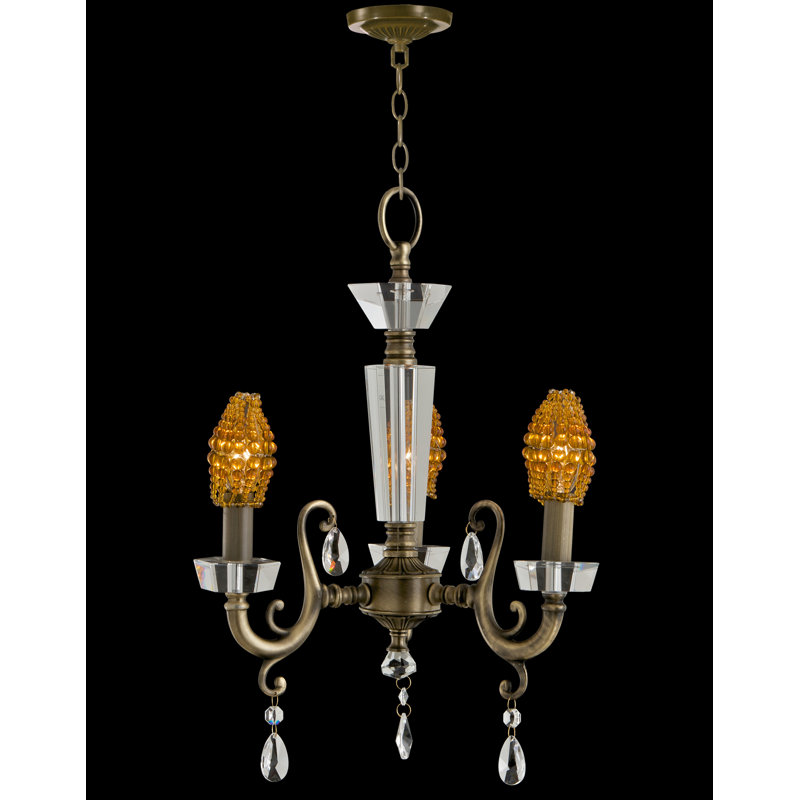 Style bougie classique/traditionnel 3 lumières lustre Nickerson
