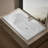 Memoirs 72" x 42" Drop In Soaking Acrylic Bathtub-2380401