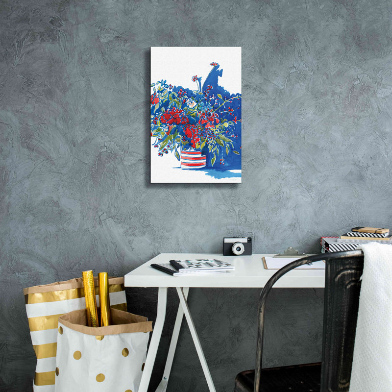 «Independence Celebration» par Kamdon Kreations - impression sur toile tendue, H 18 po x l 18 po x P 0,75 po