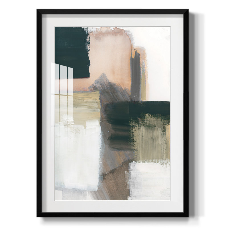 Marble Block Symmetry III - Impression encadrée, H 25,5 po x l 17,5 po, Noir