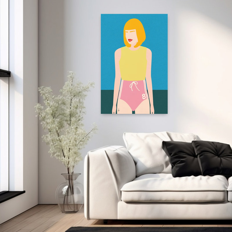Art contemporain, art contemporain abstrait, H 36 po x l 24 po