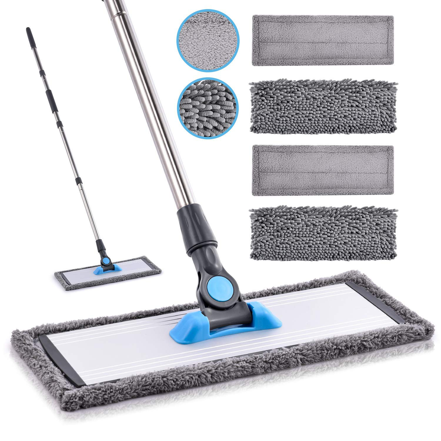PSA LABORATORY FURNITURE LLC Microfiber Dust Mop For Hardwood Floors