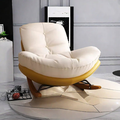 Chaise berçante de couleur assortie