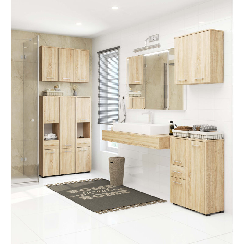 Floreta Linen Cabinet, Sonoma