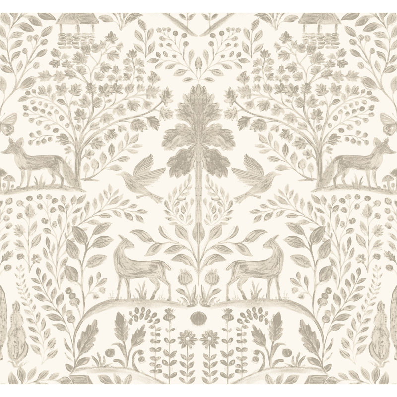 Papier peint Anoki Beige Paysages forestiers, Beige