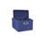 Storage Boxes with Lids, 2 Piece Set with Durable Grommet Handles, PP Non-Woven Fabric with Strong Chipboard Siding, Foldable and Stackable, Easily Accessible, Versatile, Navy-854629183
