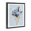 Cadre flottant bleu avec bouquet de cadeaux, design par Lanie Loreth-528772529-528772493