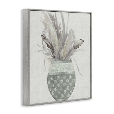 Stupell Industries Natural Wheat Bouquet Framed Giclee Art by Susan Jill