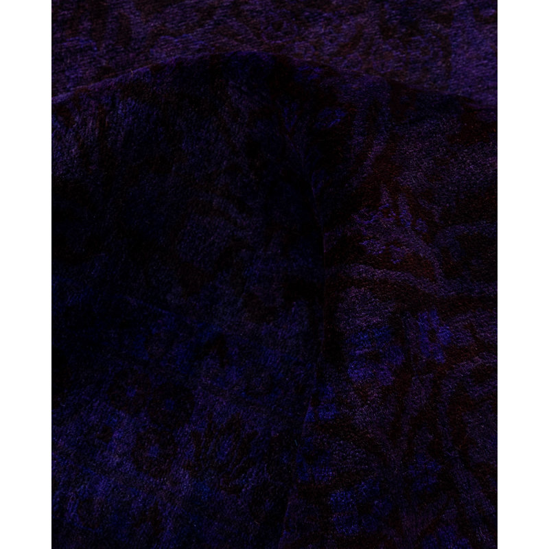 Overdyed One-of-a-Kind 9' 3" X 12' 8" Hand Knotted Area Rug