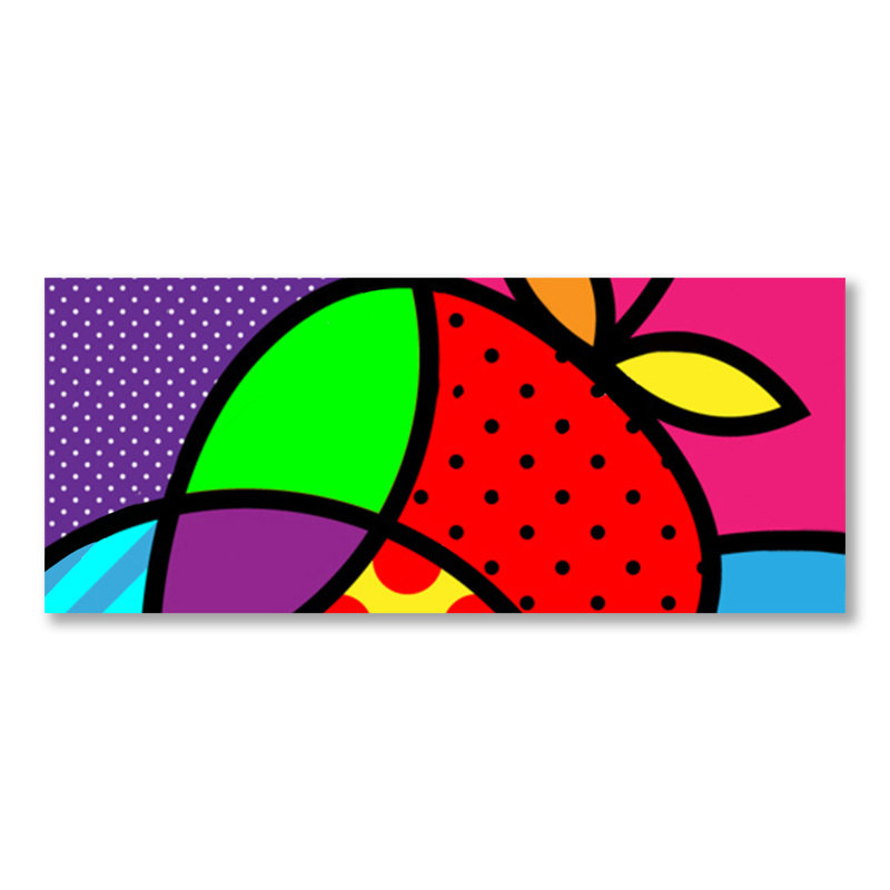 Strawberry Print, Aluminum